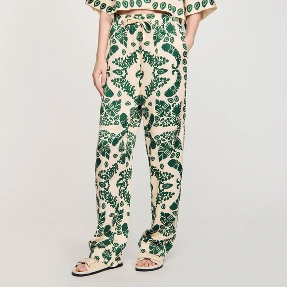 NWOT Sandro Cavalaire Trousers w/ small, faint mark on back - Picture 1 of 12